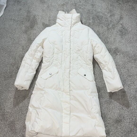 Long Zipper Snap Front Puffer Puffy Down jacket coat Asia China Model 88A /165 - Picture 2 of 12